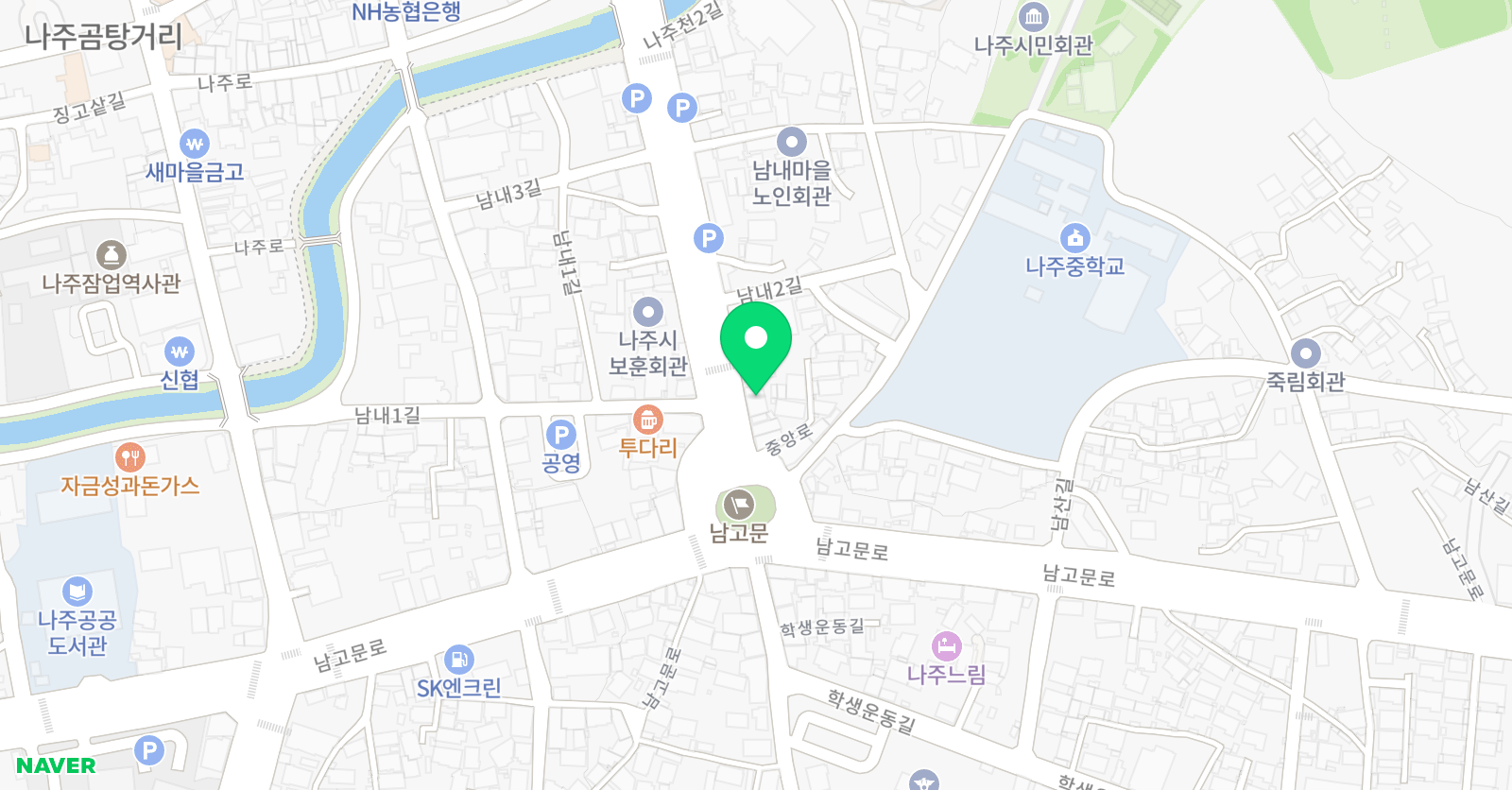 푸르넷 공부방 나주지점 위치
