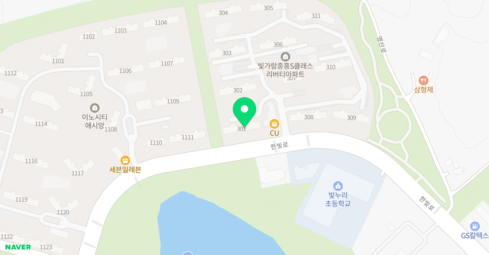 빛누리 음악학원 위치