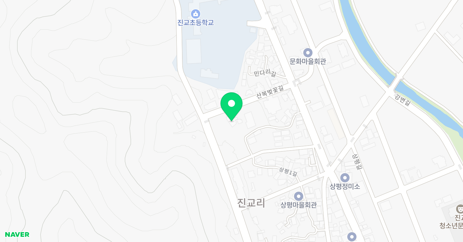 GNB 영어전문학원 진교캠퍼스 위치