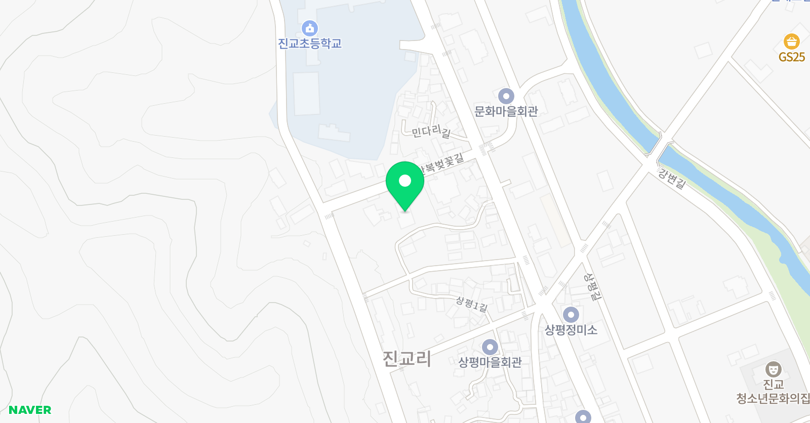 한빛 학원 위치