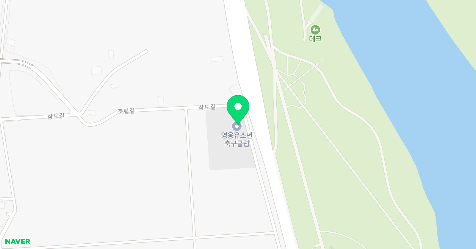 영웅유소년축구클럽 위치