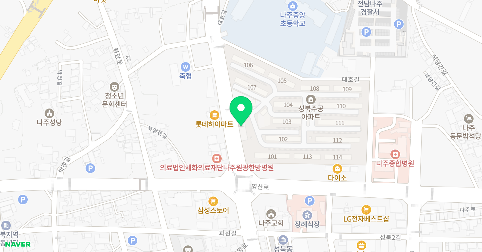 다운 미술학원 위치