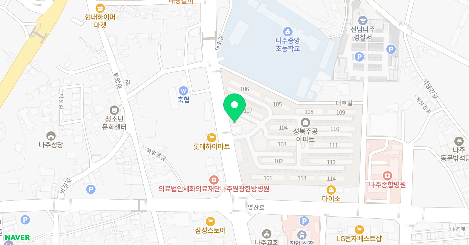 아인 미술학원 위치