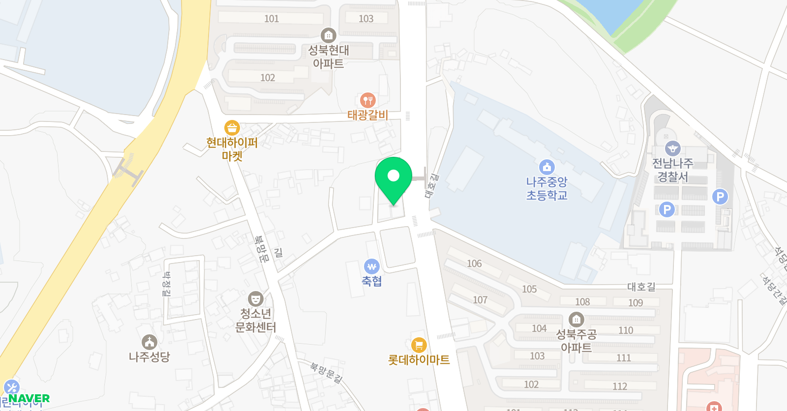 대호 태권도 위치
