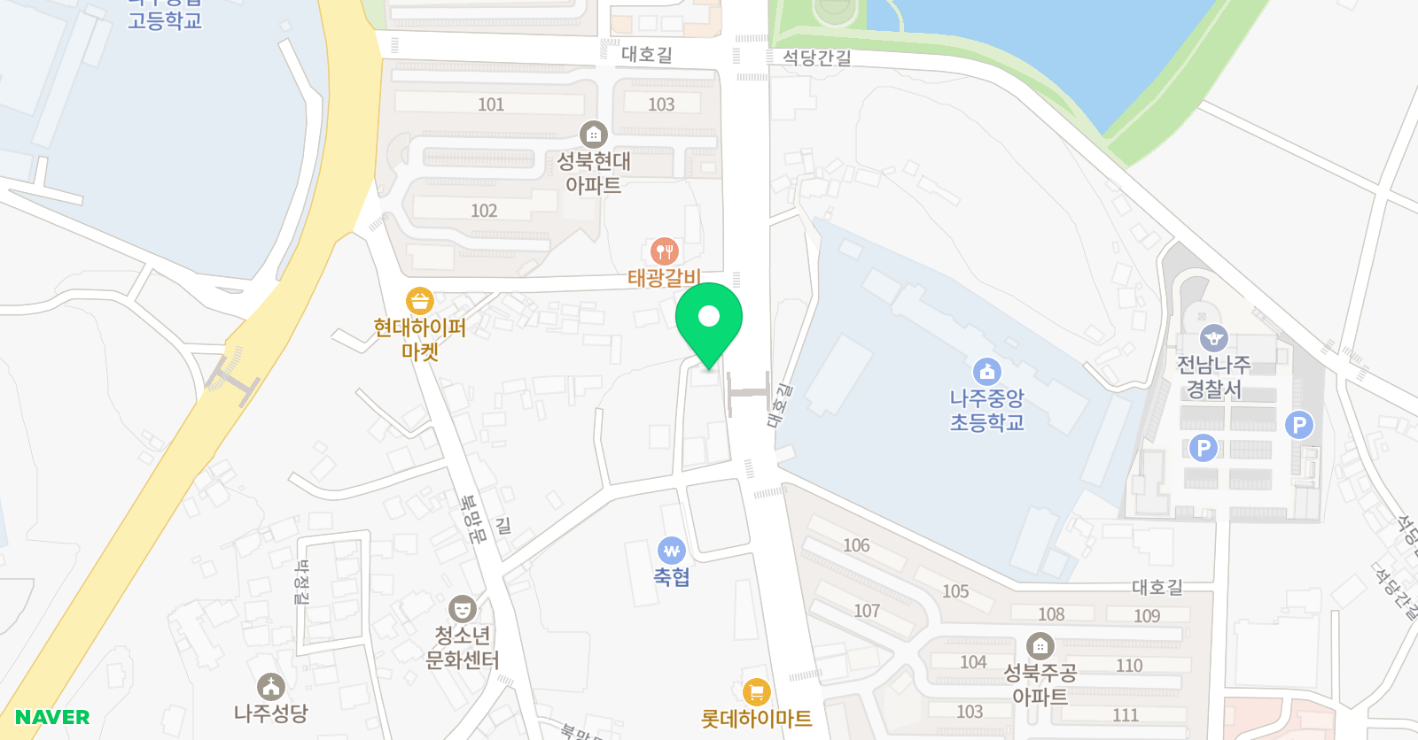 뮤엠 영어학원 성북동 위치