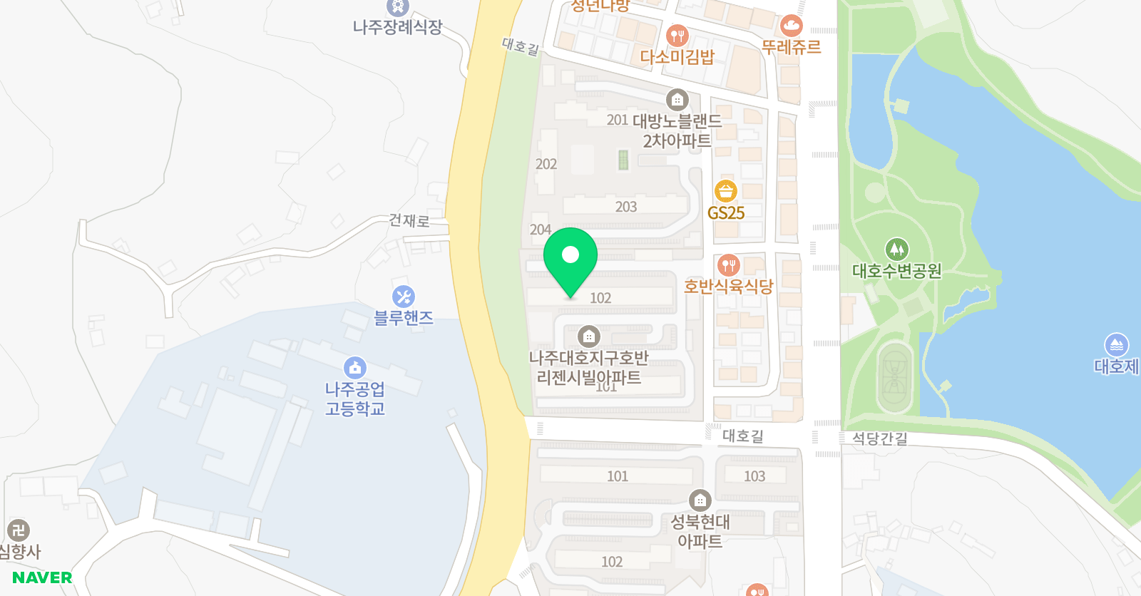 푸르넷 공부방 이서윤 위치