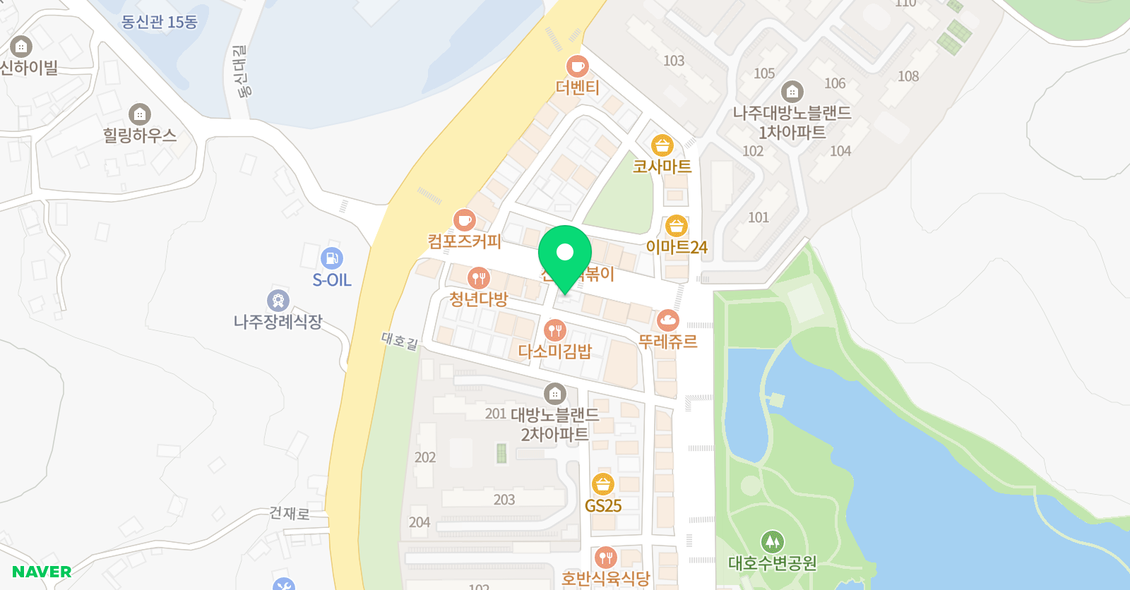 황민성 수학전문학원 위치