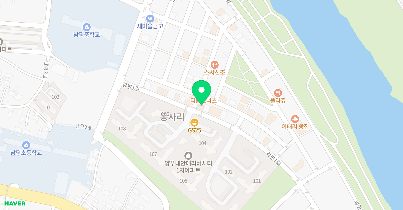 두드림 학원 위치