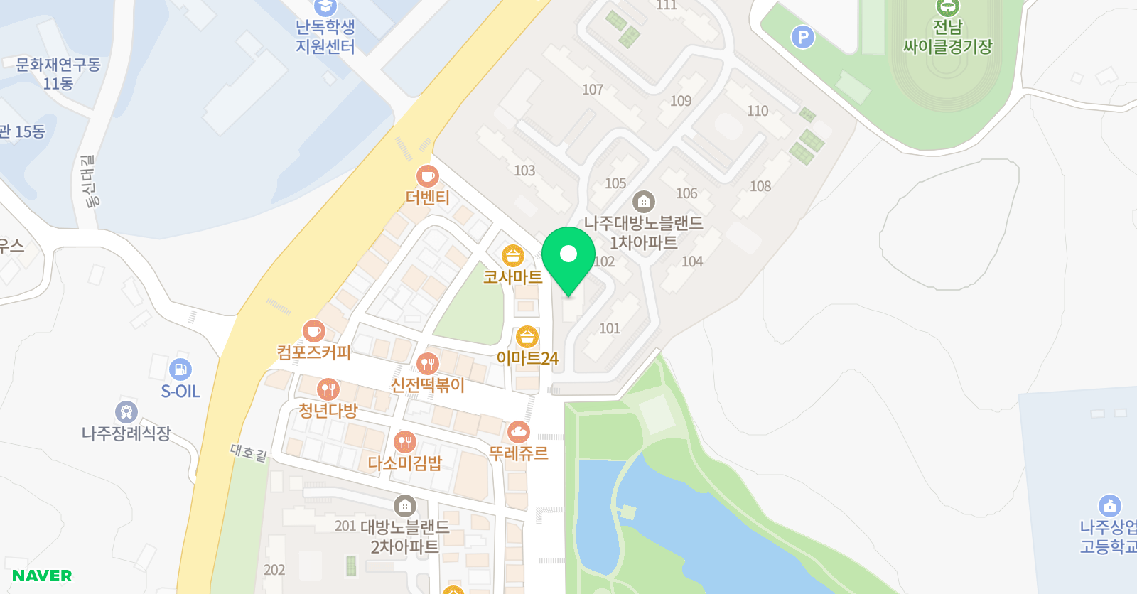 차오르다 태권도 슈퍼점프 줄넘기클럽 위치
