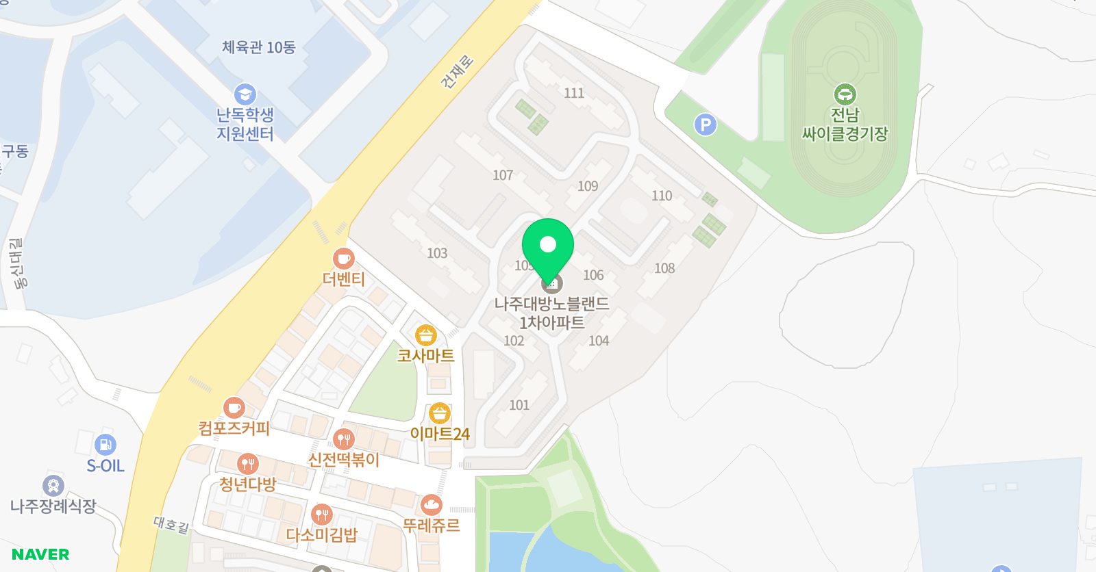 꿈이룸 공부방 위치