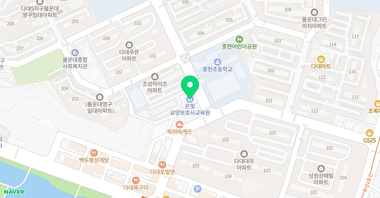 투핸즈 줄넘기클럽 다대점 위치