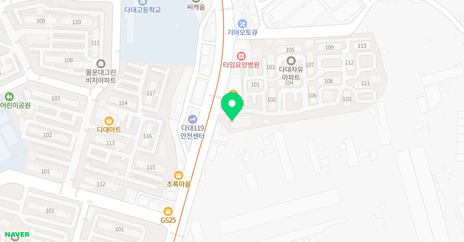 미꿈소드럼 음악교습소 위치