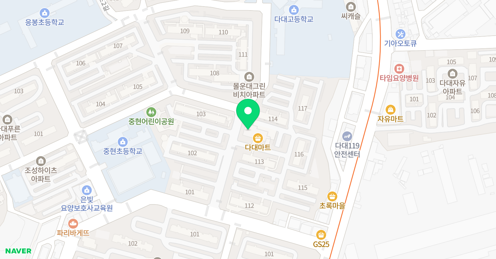명문 수학학원 위치