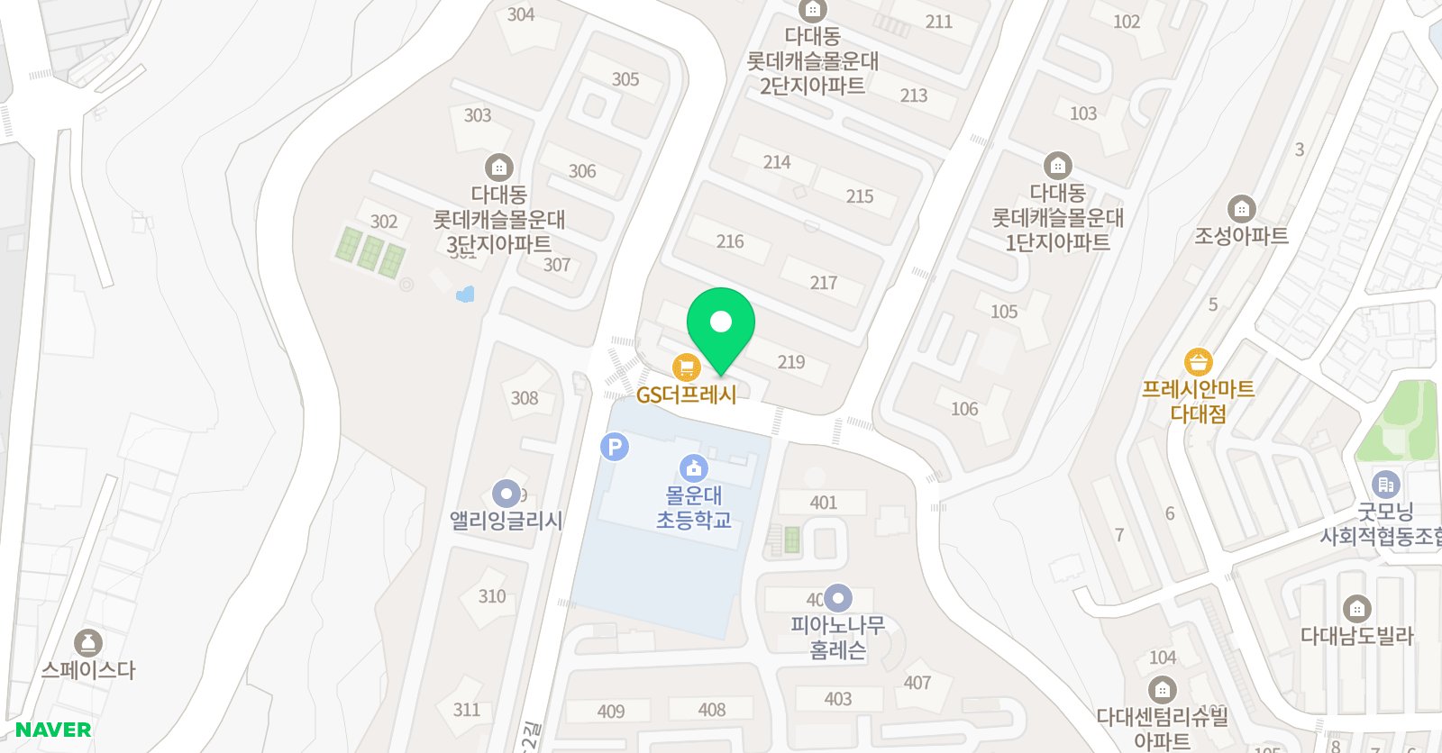 아트맘 미술학원 위치
