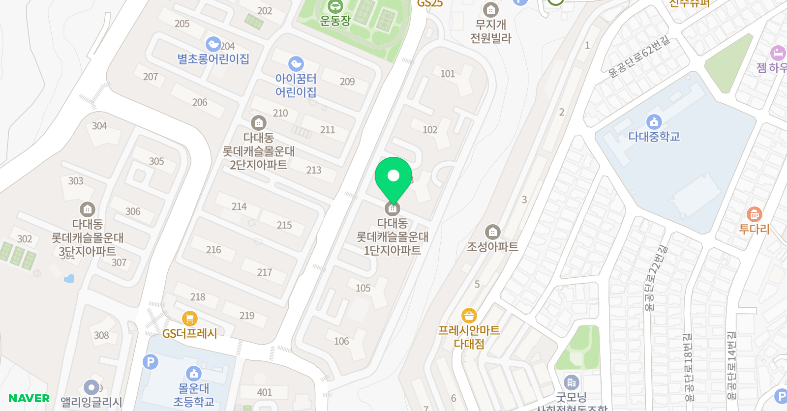 티엔티엔 중국어공부방 위치