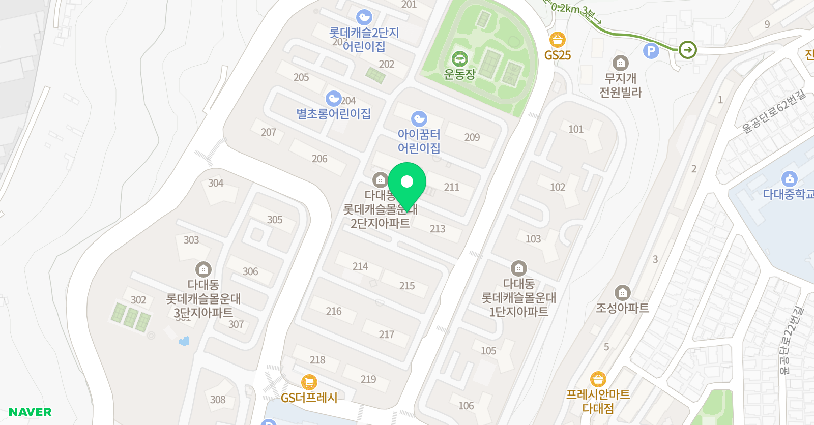 윤선생 우리집앞영어교실 몰운대초점 위치