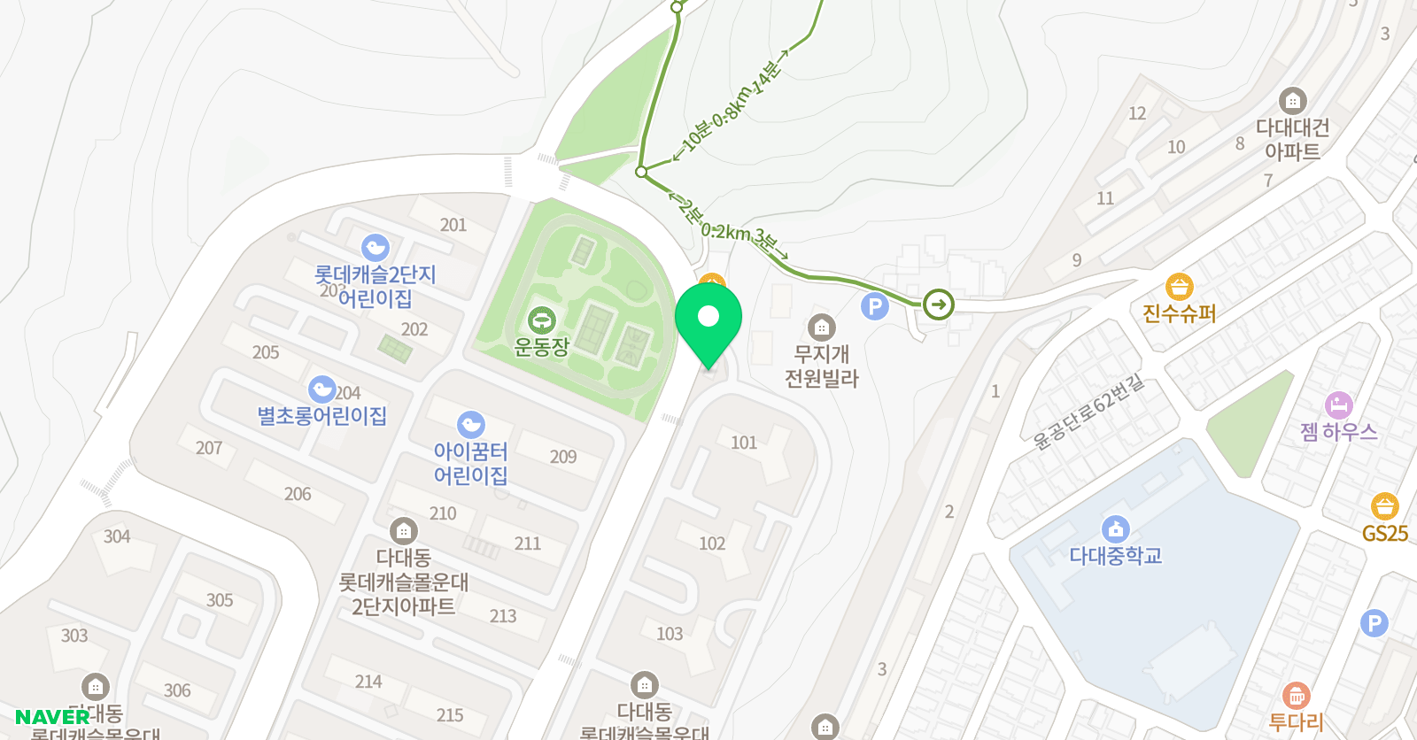 뮤아트 피아노미술학원 위치