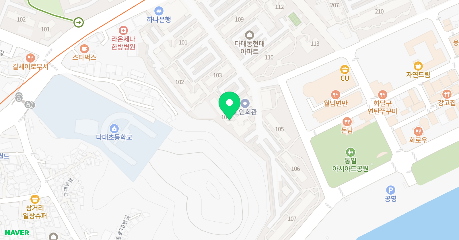 아소비 부산 다대1점 위치