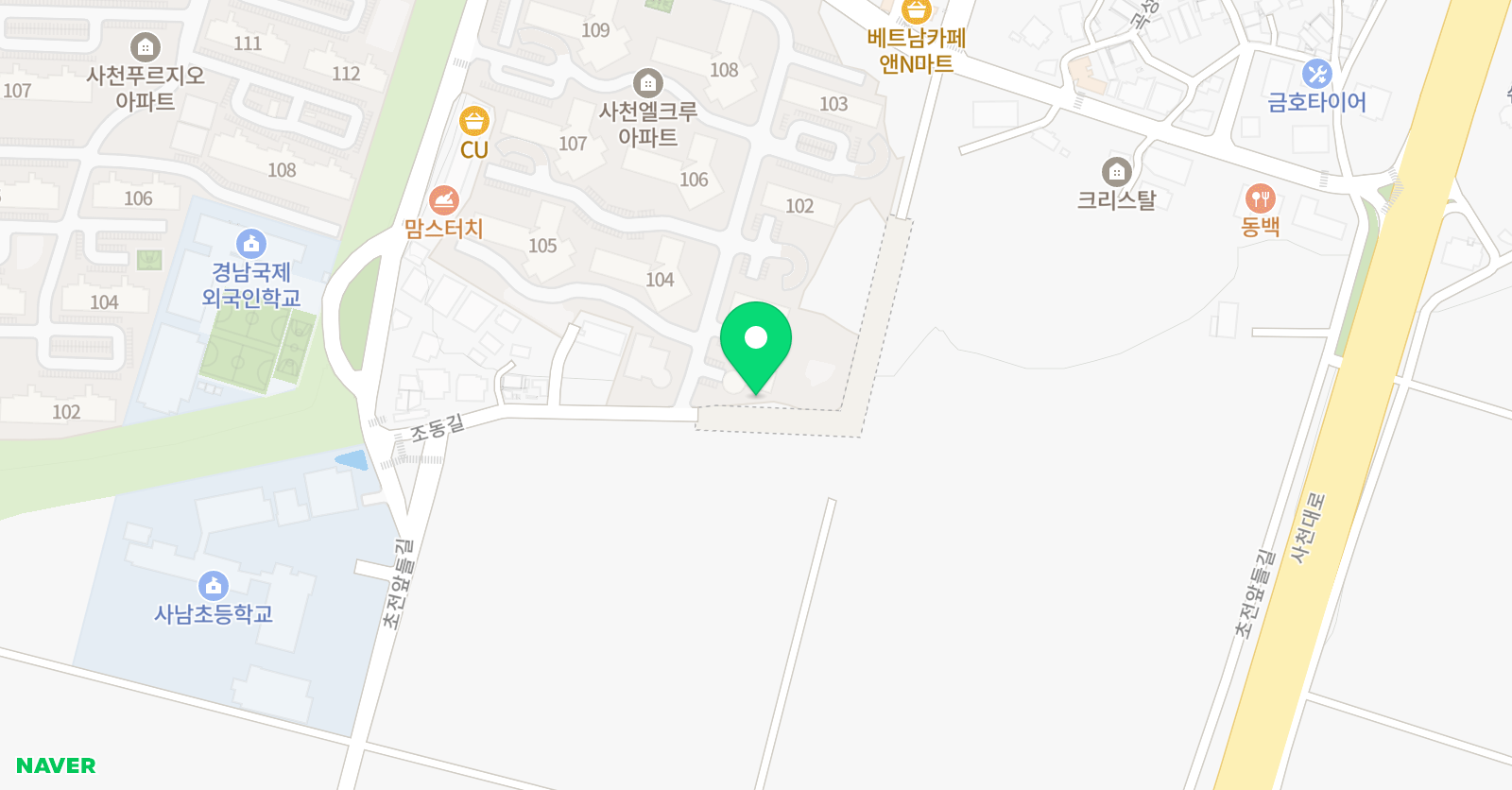 박쌤스쿨 수학교습소 위치