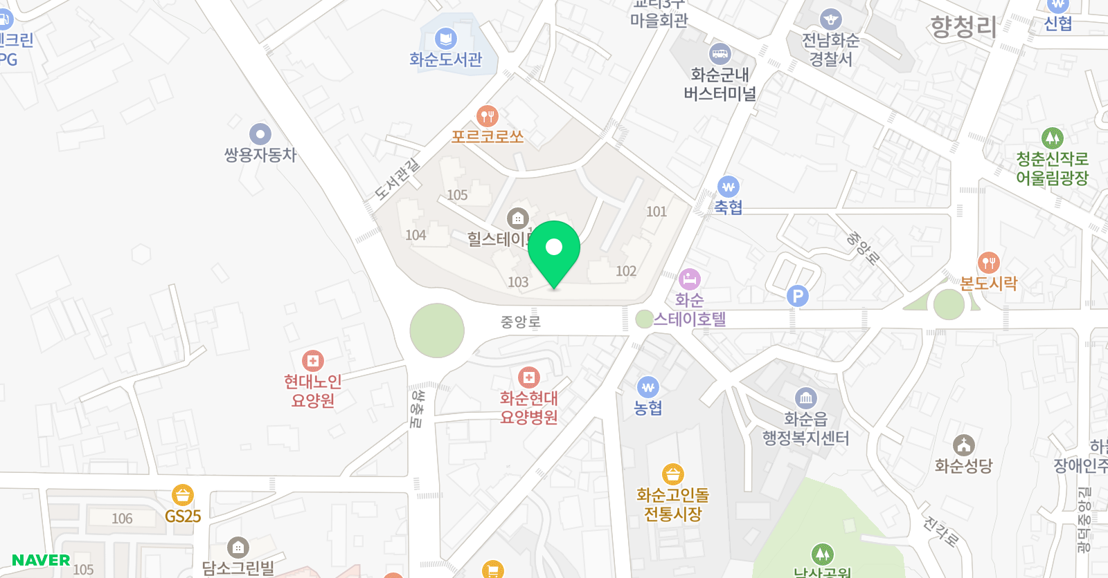 동그라미아트 위치