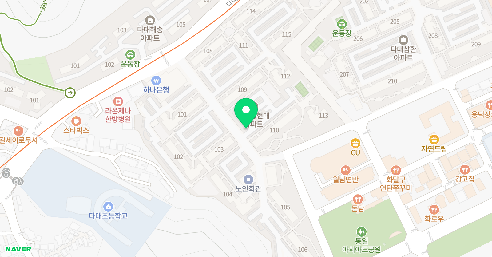 정성화 무용학원 위치