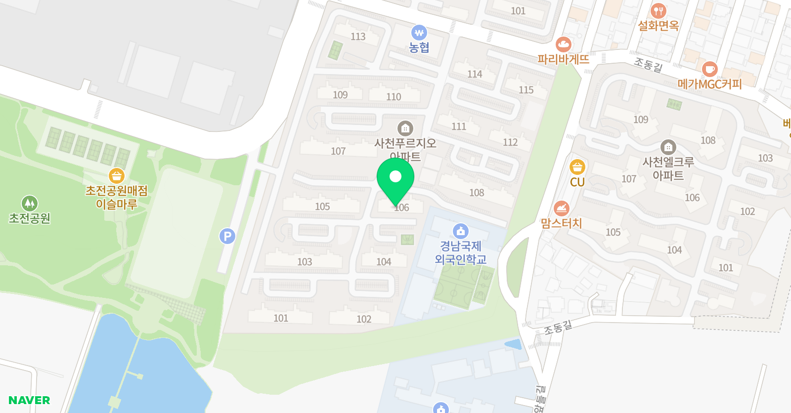 푸르지오 공부방 위치