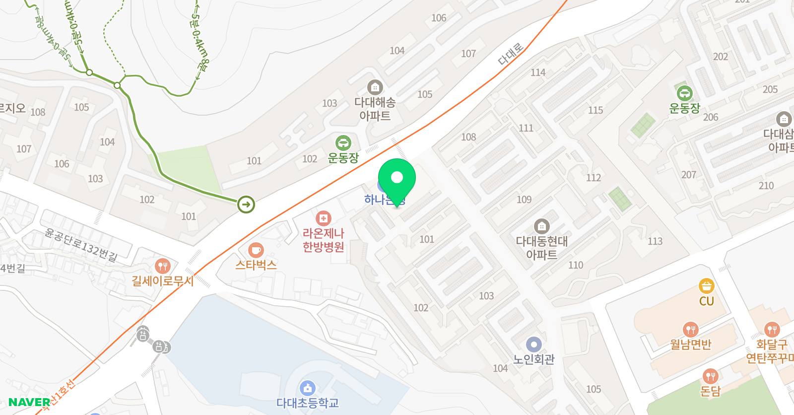 3030영어 다대2러닝센터 위치