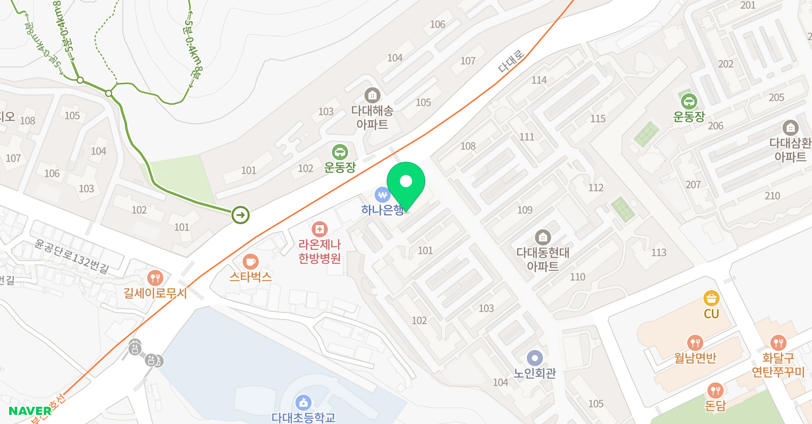 몽키챌린지 다대점 위치