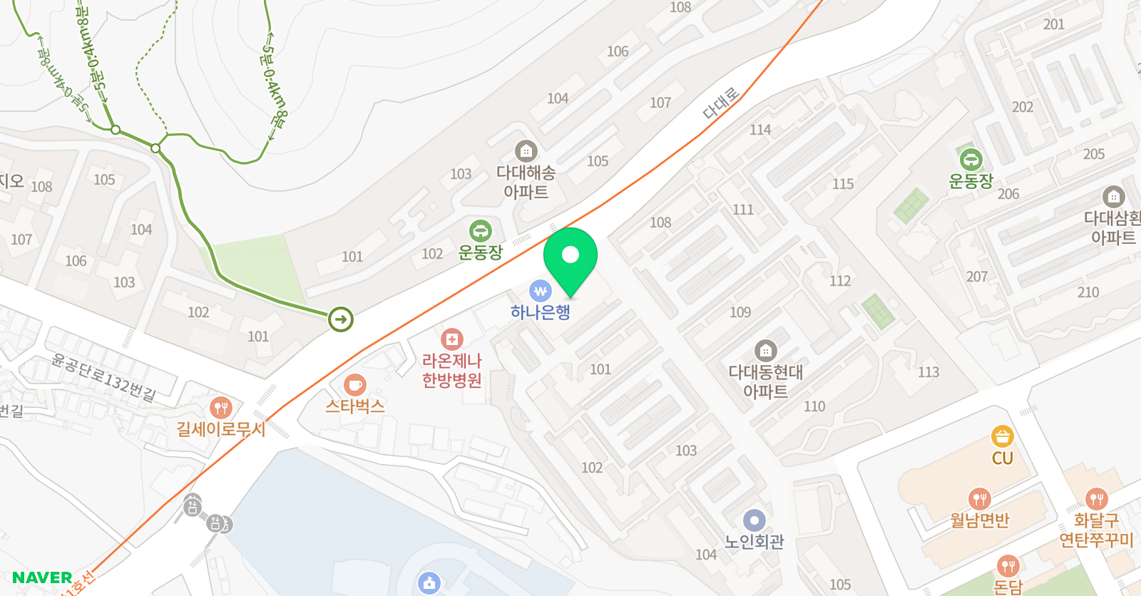 리드인 다대점 위치