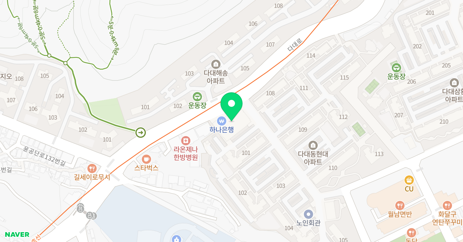 지에스GS탑스학원 위치