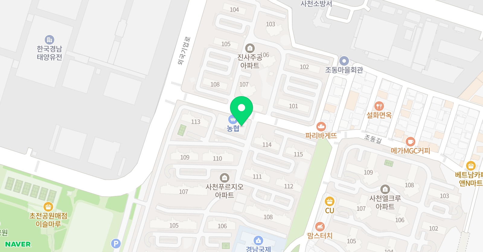 뮤엠 영어 사남캠퍼스 위치