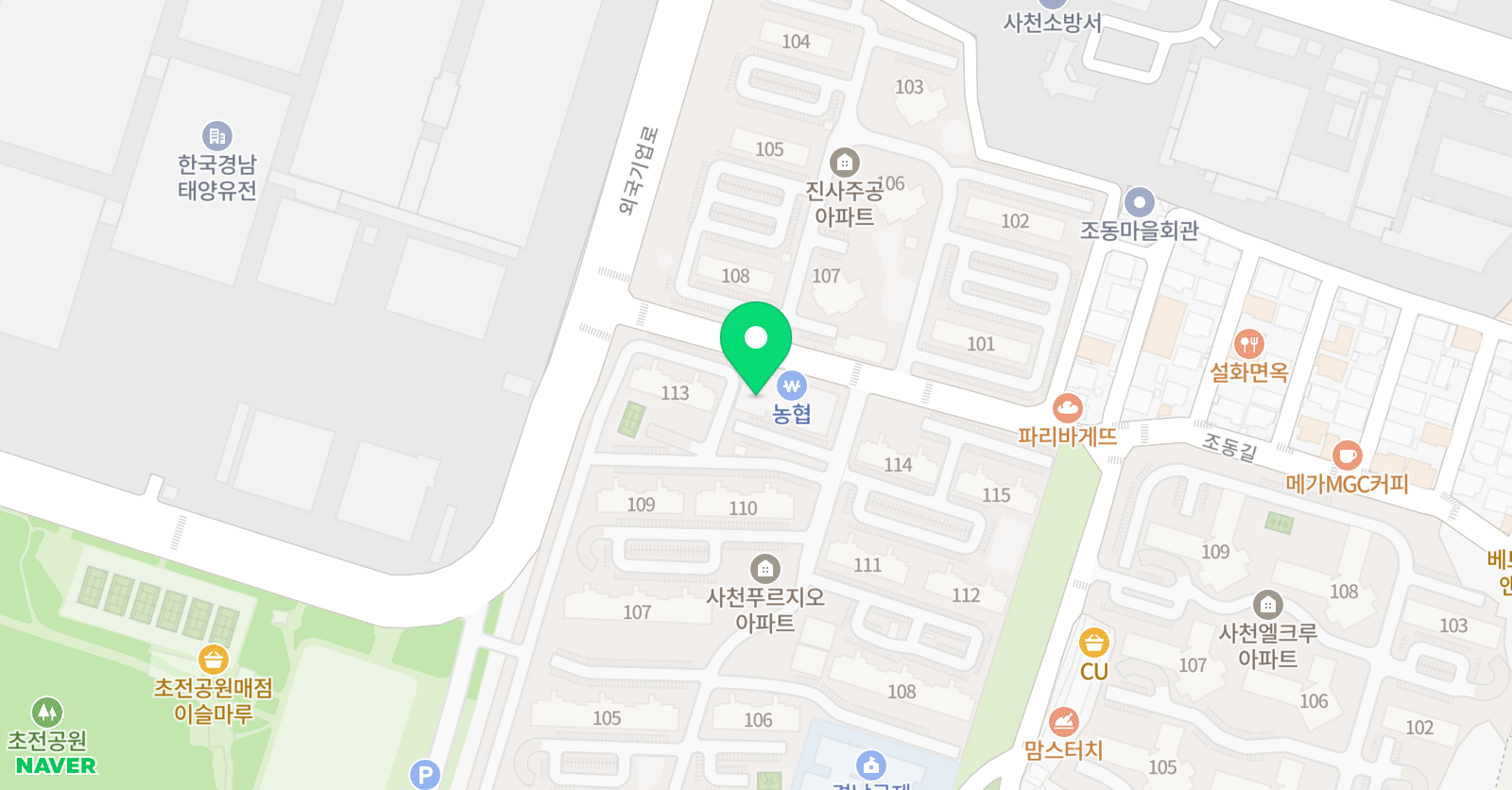우정태권도 태권도 사천점 위치