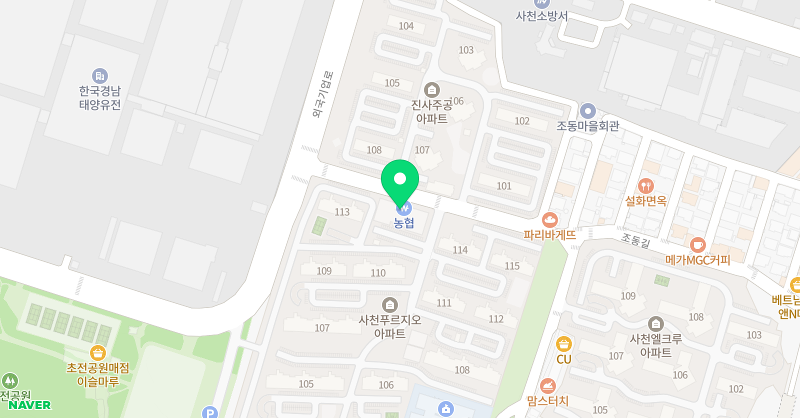 에이블 영어학원 위치