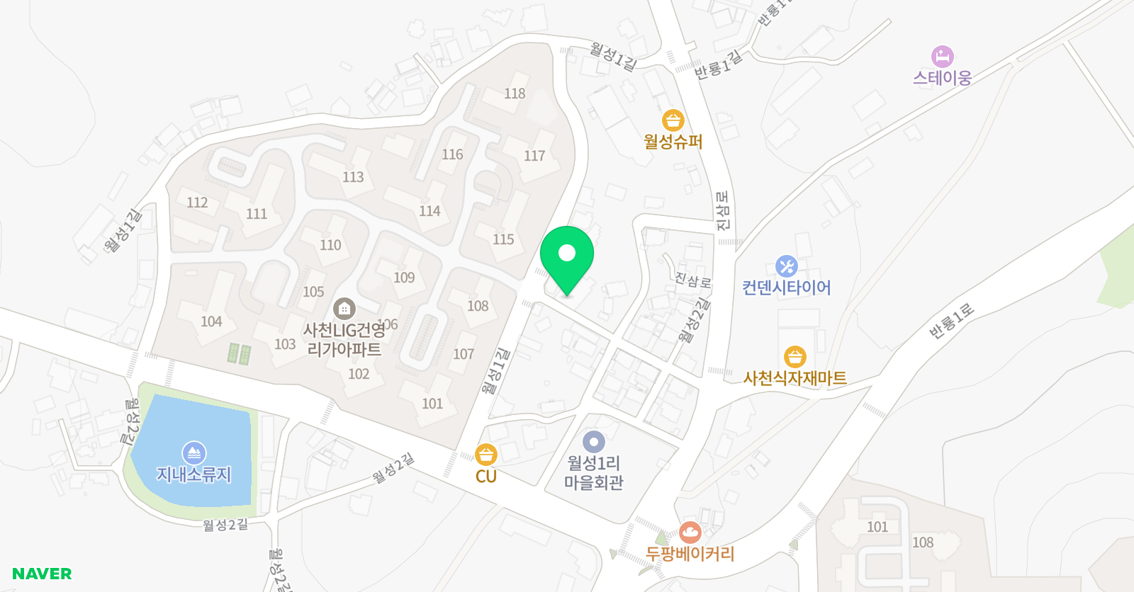 팍쌤 잉글리쉬 사천 위치