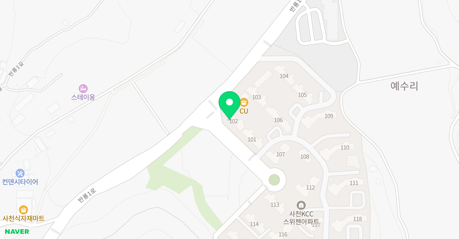 올리드 영어 사천 위치