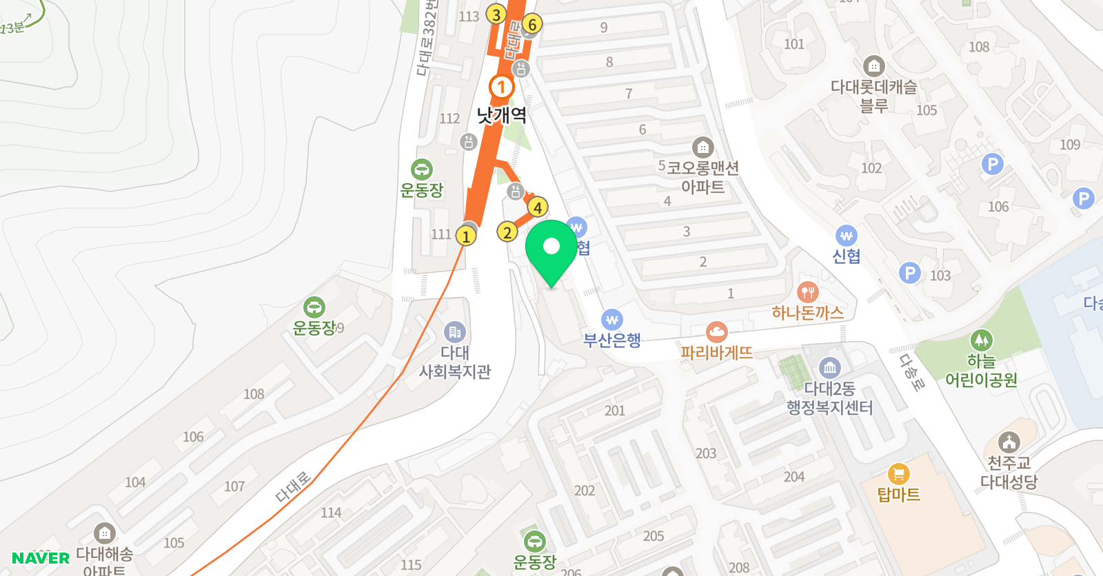셀프리드 국영수학원 위치