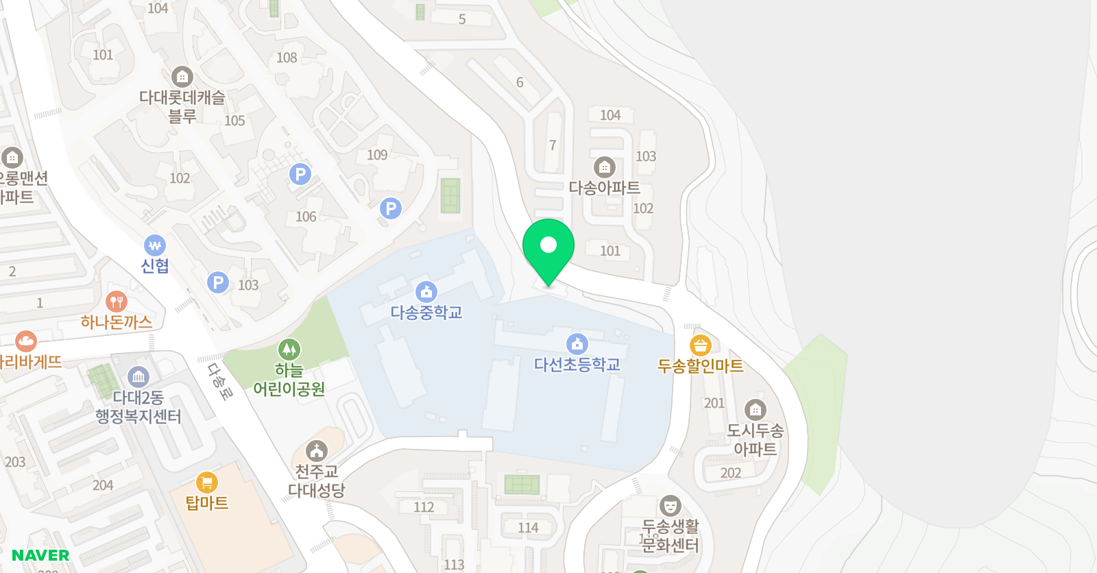 MTA 태권도 부산다대점 위치