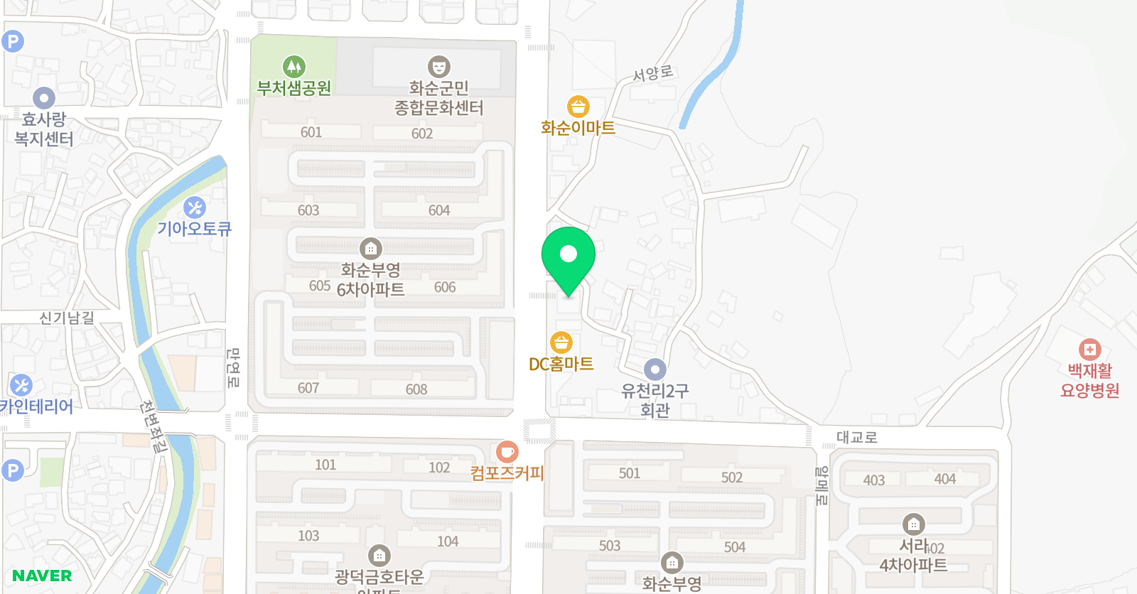 더오름 학원 위치