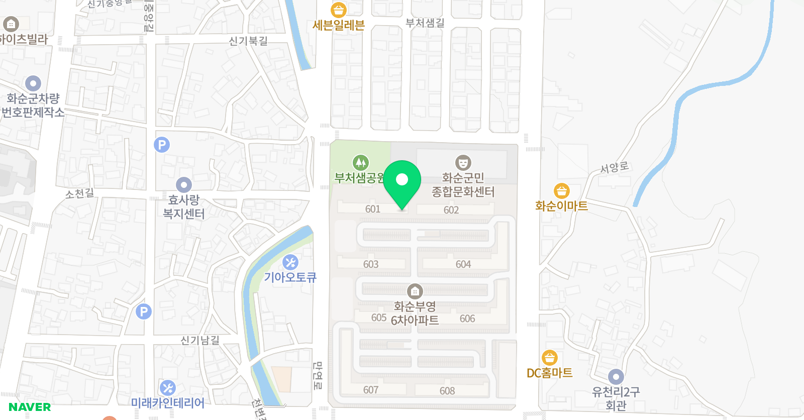 빨간펜 수학의달인 화순1호점 위치