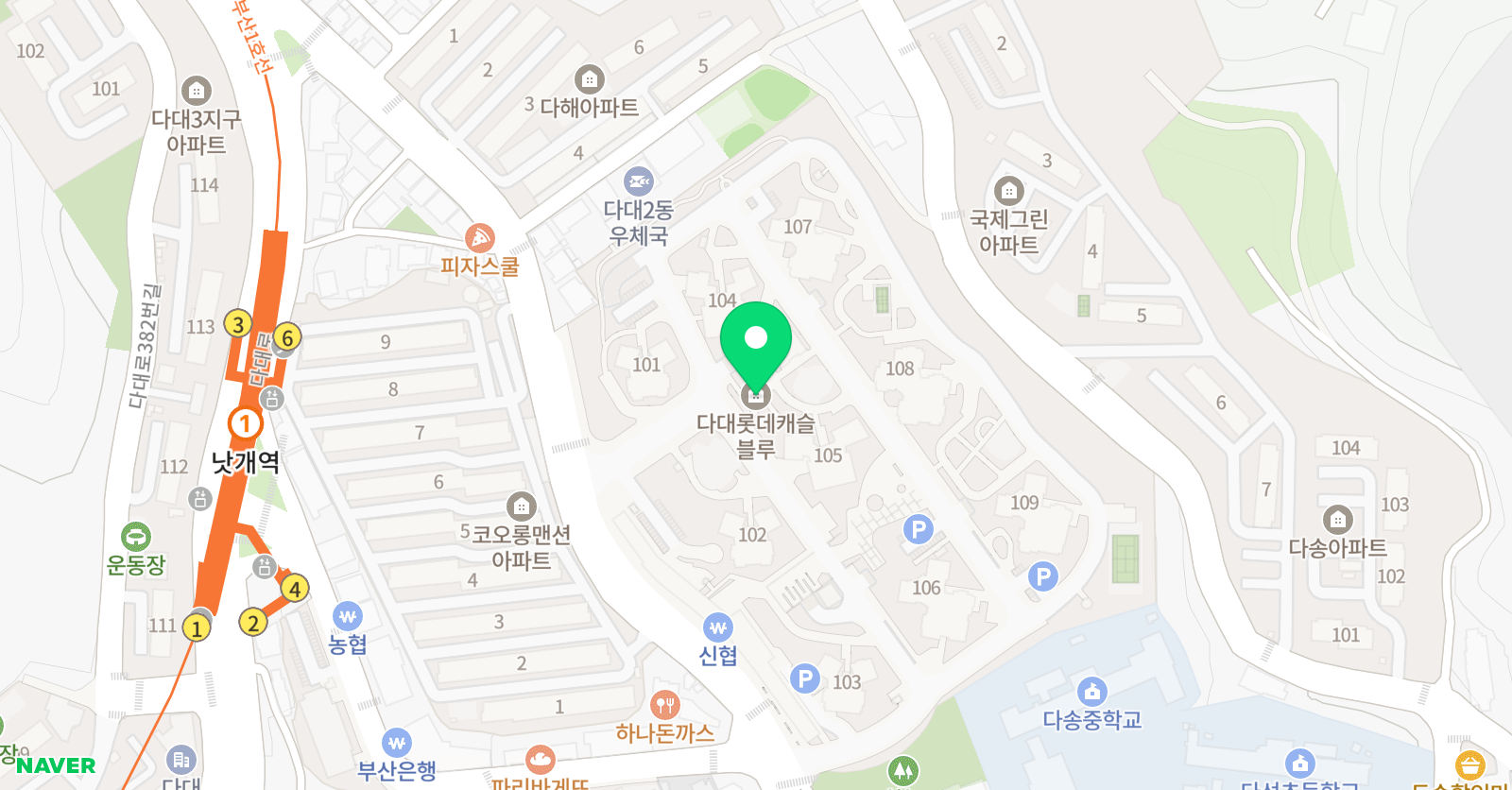 써밋 공부방&책통클럽 위치