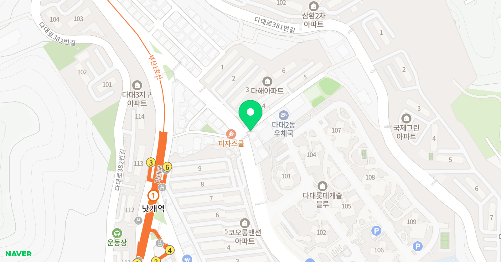 칸타빌레 음악학원 위치
