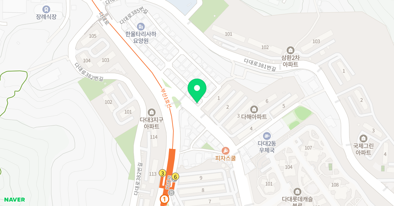 달샘 실용음악학원 위치