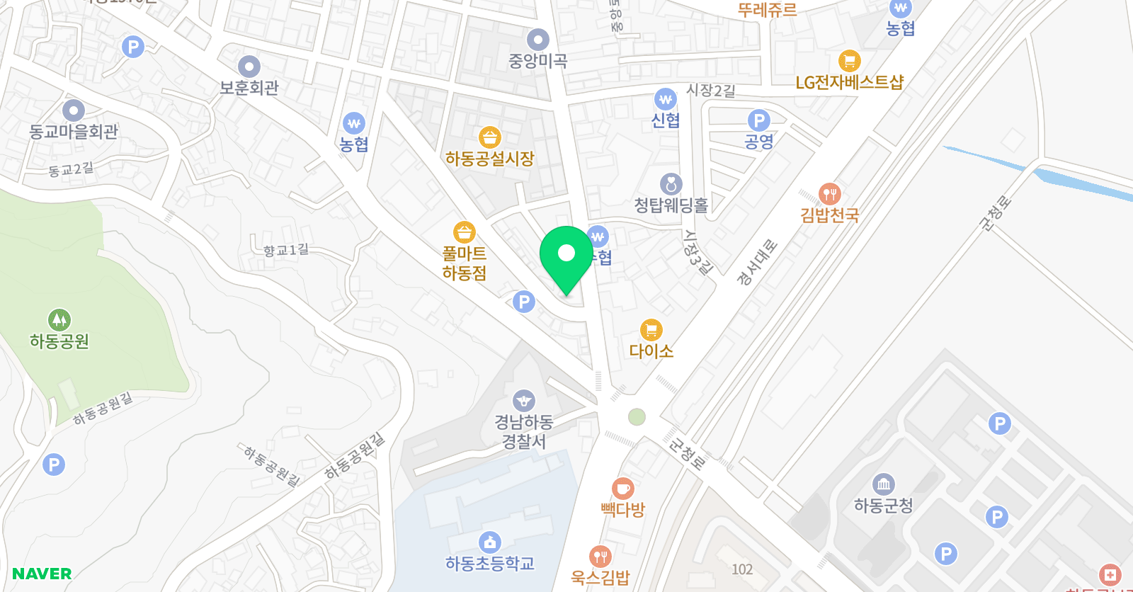하늘수 미술학원 위치
