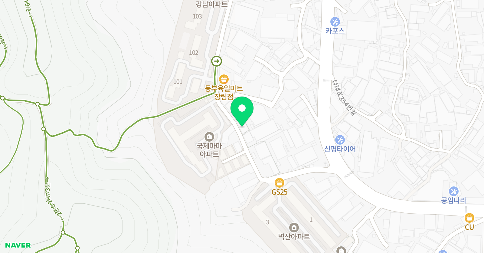 원동 태권도 위치