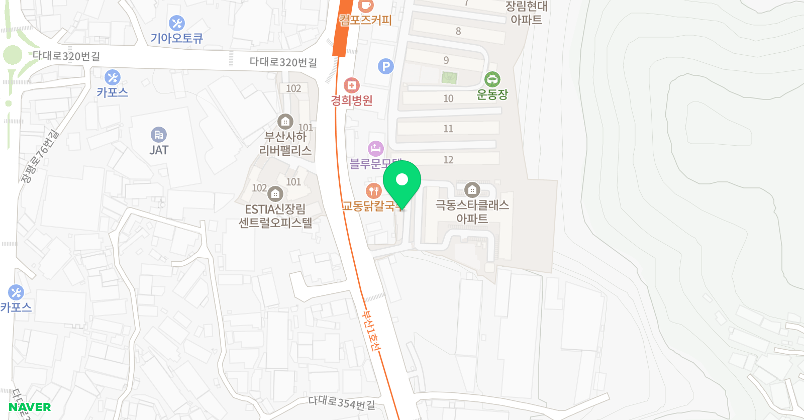 장림 예림 음악학원 위치