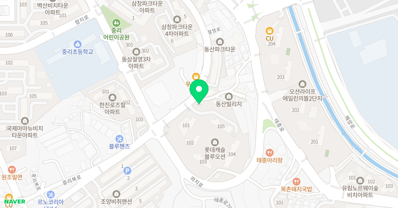 비엠케이 영어 위치