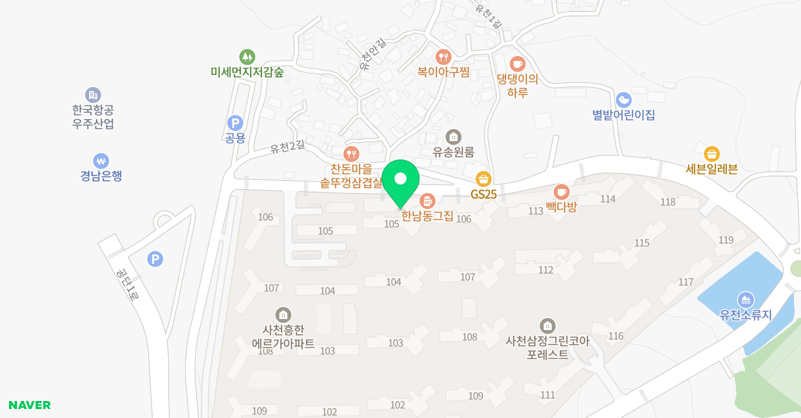 뮤직포레스트 음악학원 위치