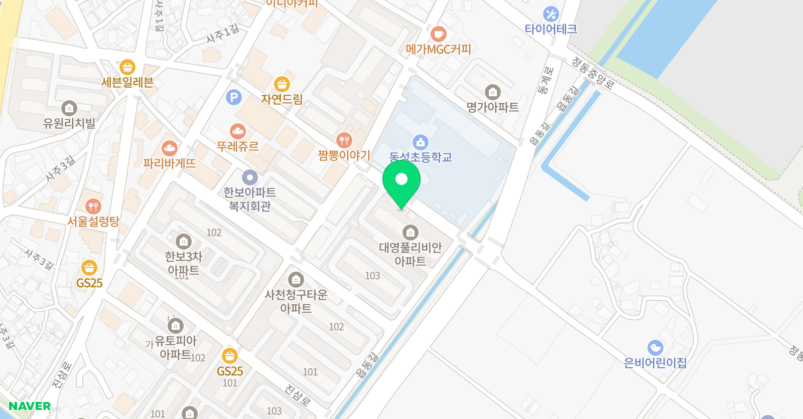 토탈 미술학원 위치