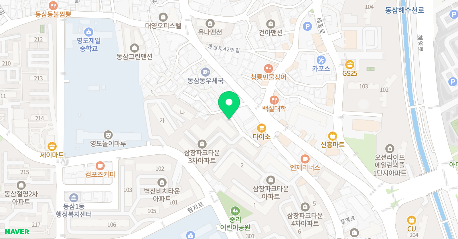 음표놀이터 음악학원 위치