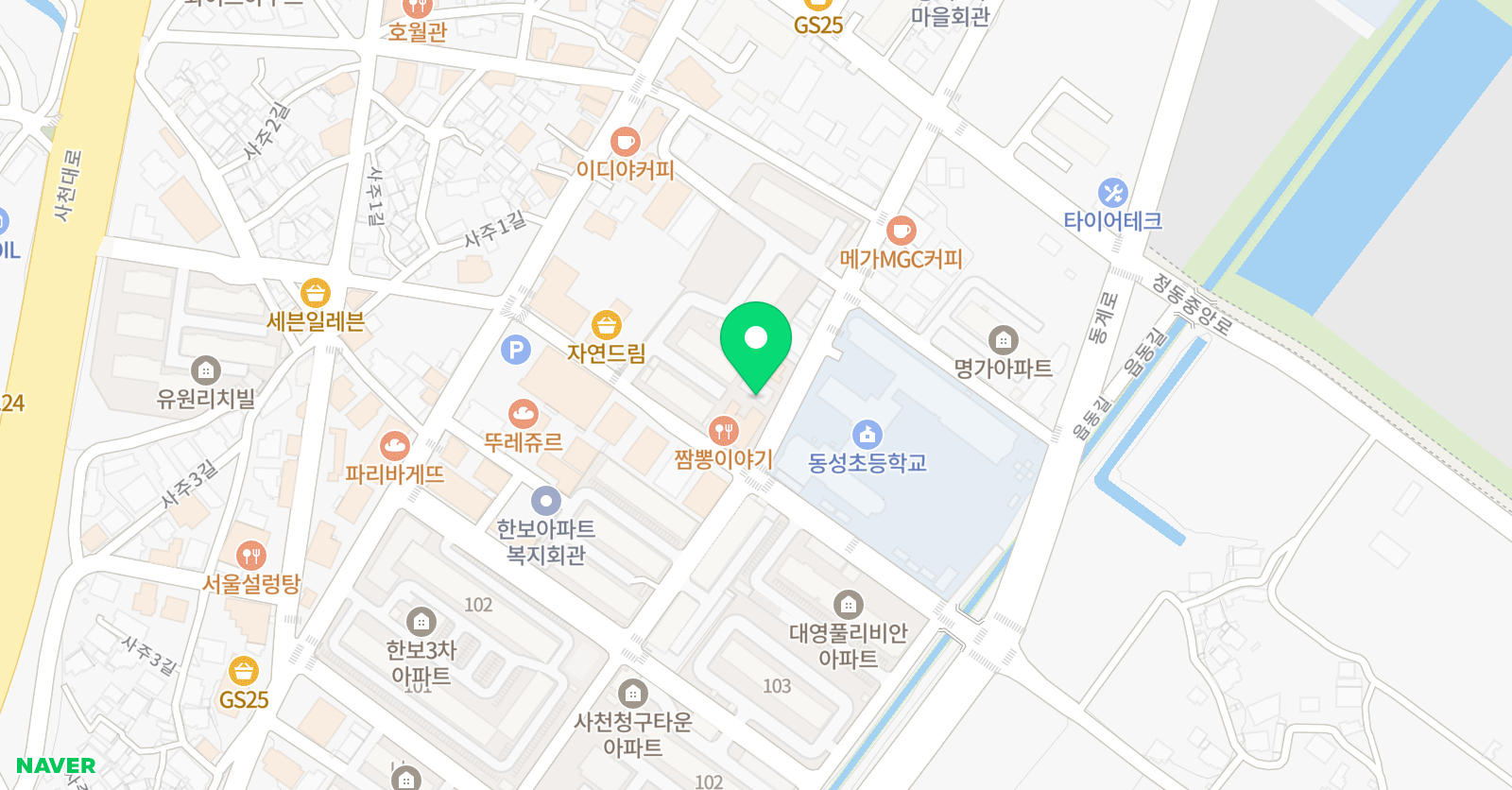 Academy칸 위치